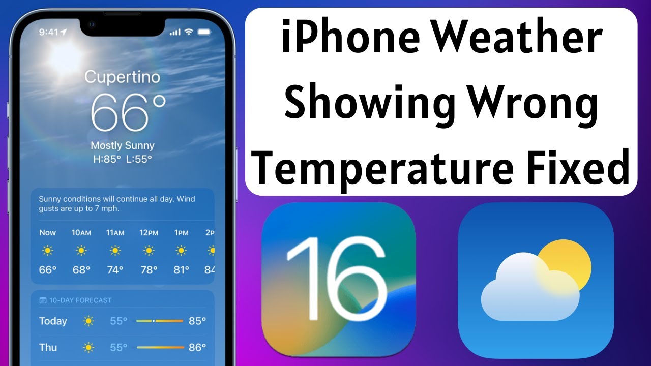 How To Fix Weather App Showing Wrong Temperature On iPhone or iPad