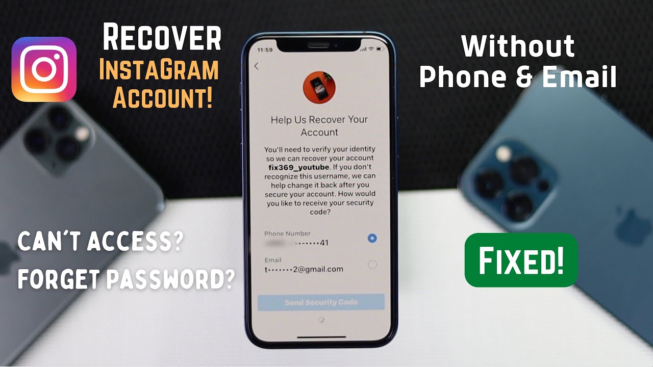 How to Recover Your Instagram Account Without Email or Phone Number! [Forget Password]