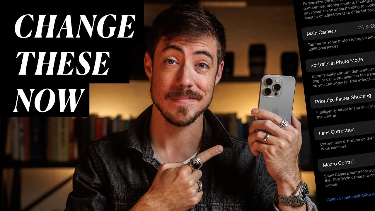 iPhone 15 Pro Camera Settings You Should Change